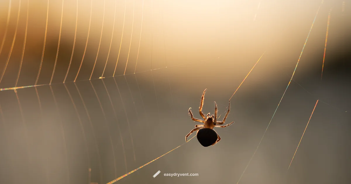Dryer Sheets & Spiders - Easy DryVent
