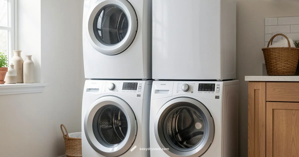 Space-Saving Laundry - Easy DryVent