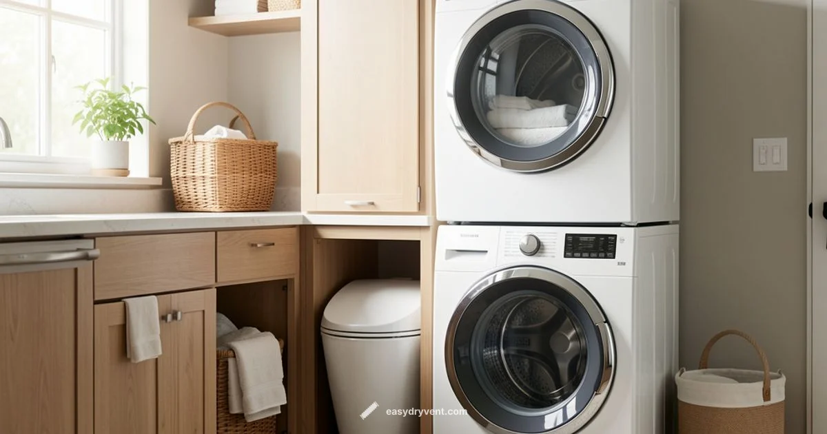 Gas Stacked Laundry Solution - Easy DryVent