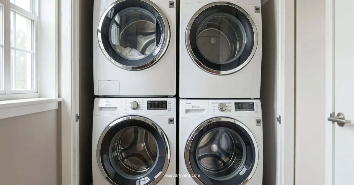 Apartment Stacked Laundry - Easy DryVent