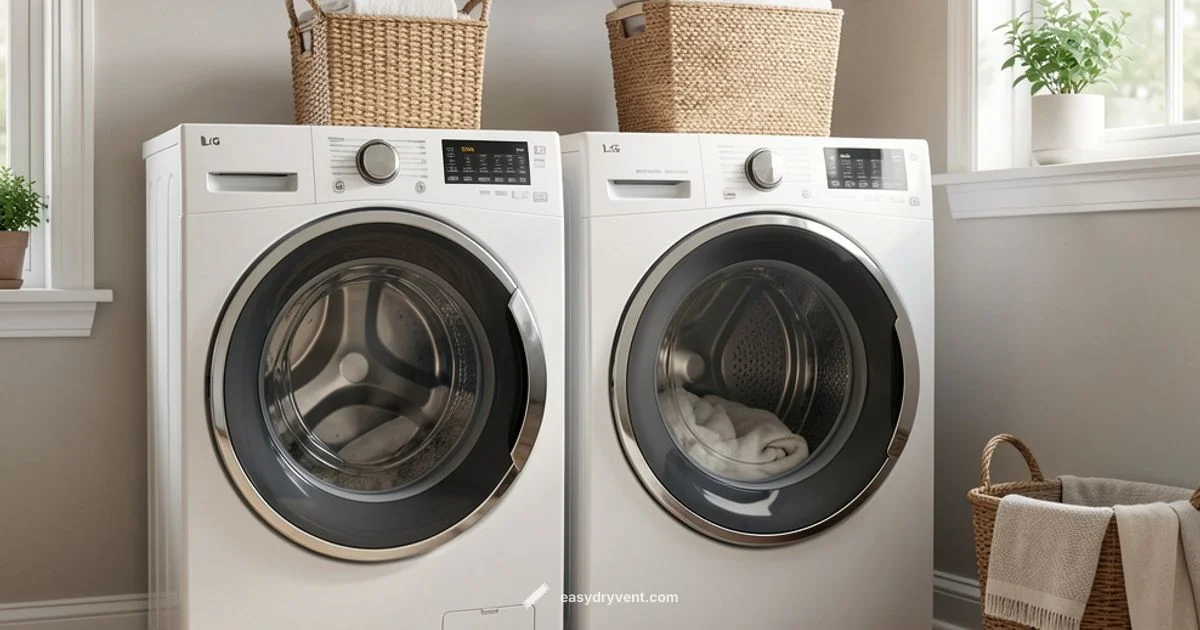 LG Washer Dryer Set - Easy DryVent