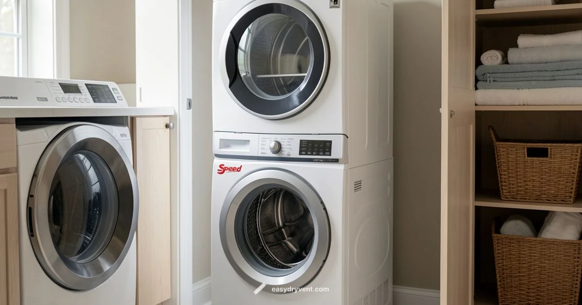 Stacked Laundry - Easy DryVent