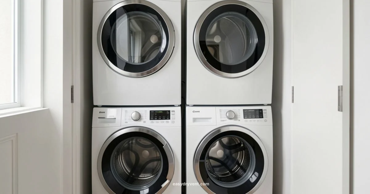 Stacked Laundry Stacked Laundry - Easy DryVent