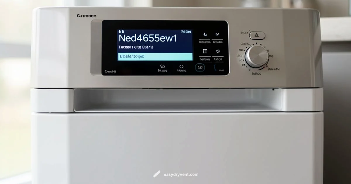 ned4655ew1 Troubleshooting - Easy DryVent