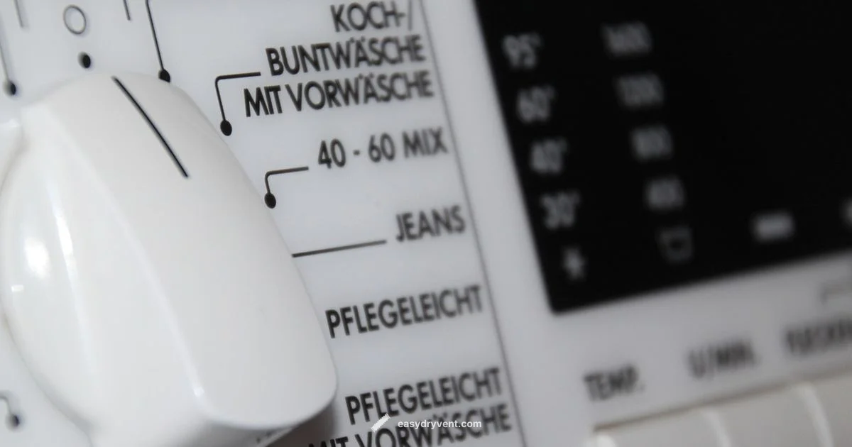 GE Washer Maintenance - Easy DryVent