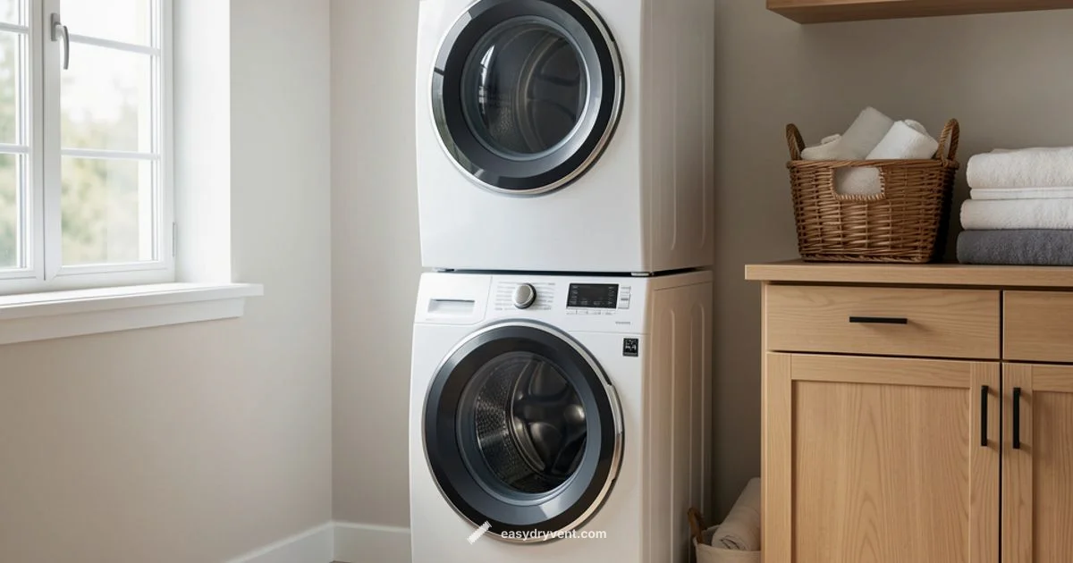 Stacked Ventless Unit - Easy DryVent